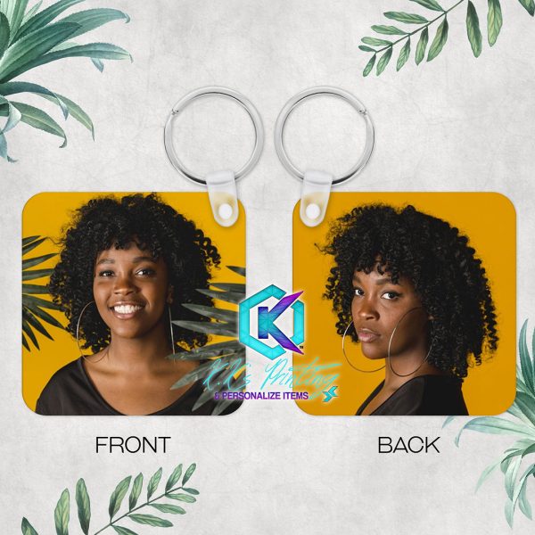Square Sublimation Keychain