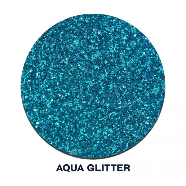 Heat Transfer Vinyl Glitter Aqua