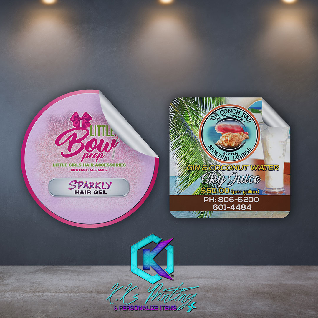 Crack And Peel Labels KKs Printing And Personalize Items