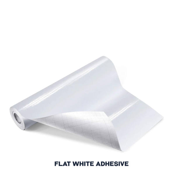 Adhesive Vinyl Flat - White